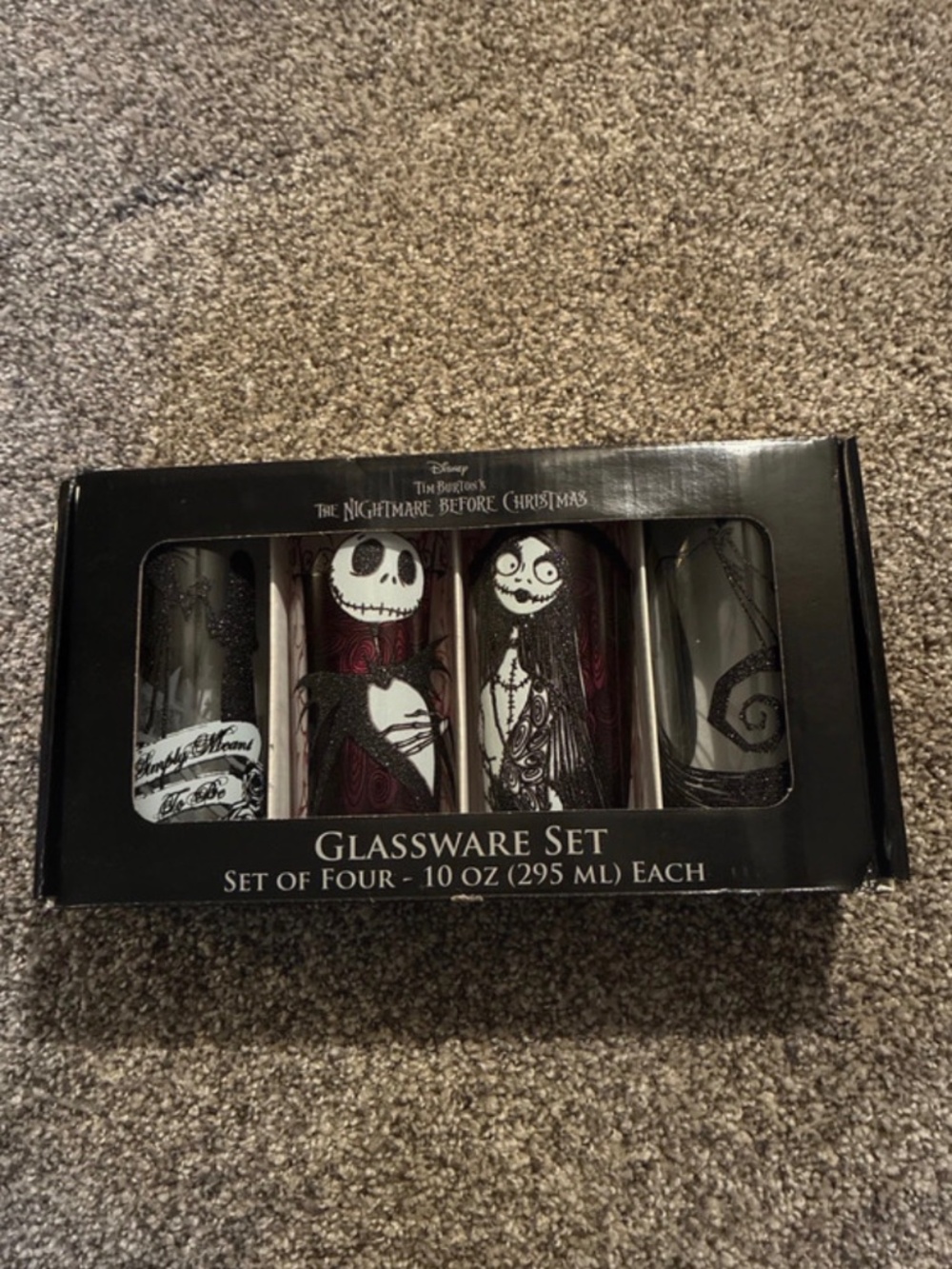 The Nightmare Before Christmas Glassware Set
